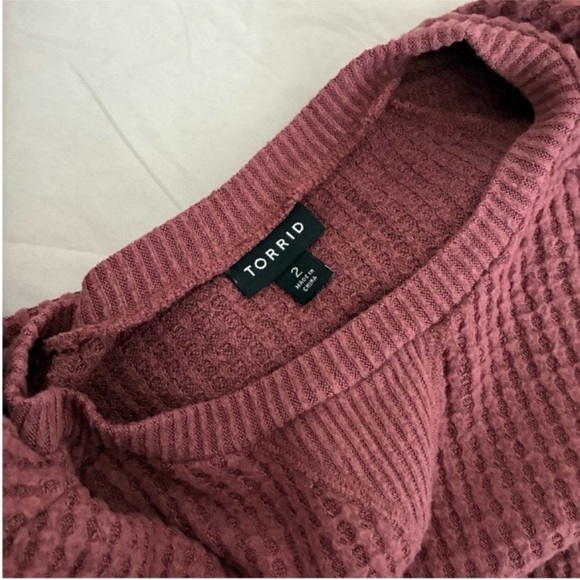 Torrid waffle knit sweater - Picture 6 of 6